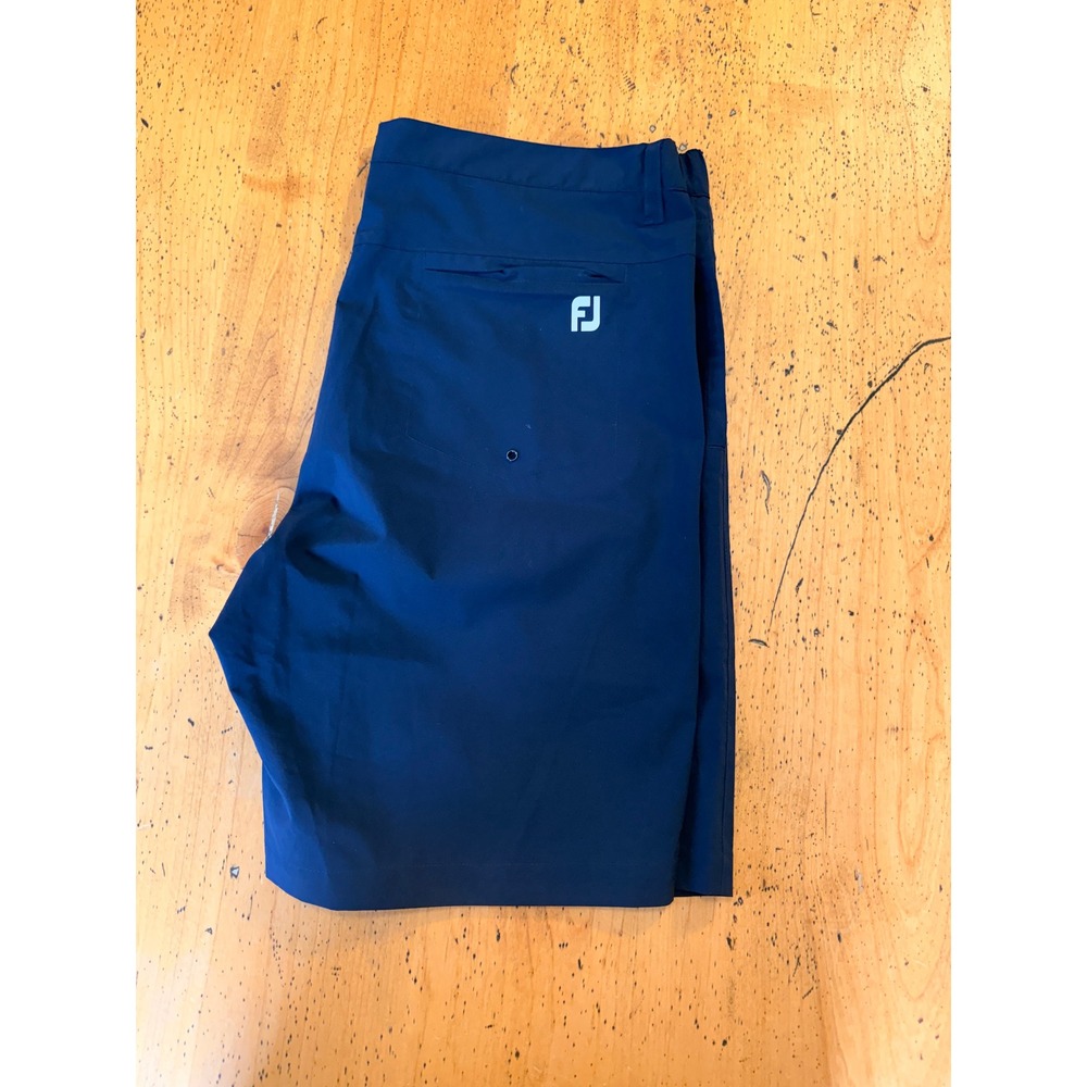 Footjoy HydroShorts Size L Mens Navy Blue Golf Performance Athletic Shorts